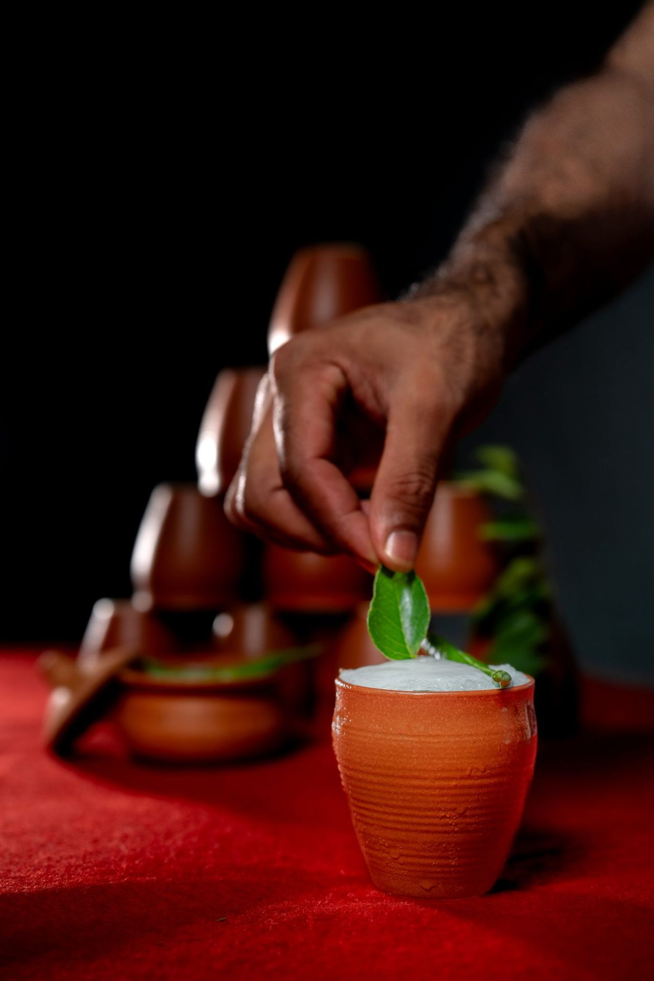 Moru — Spiced buttermilk.. Served at Café Malabar, authentic Kerala & Malabar restaurant at 142 Arab Street, Singapore.