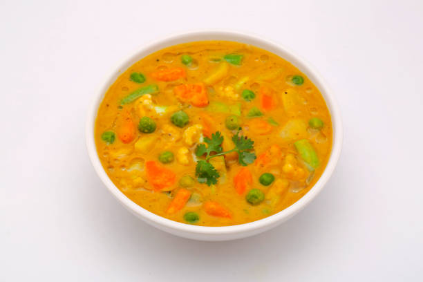 Veg Kurma — Coconut cashew gravy.. Served at Café Malabar, authentic Kerala & Malabar restaurant at 142 Arab Street, Singapore.