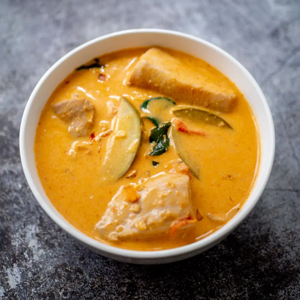 Mango Fish Curry — Raw mango and tang.. Served at Café Malabar, authentic Kerala & Malabar restaurant at 142 Arab Street, Singapore.
