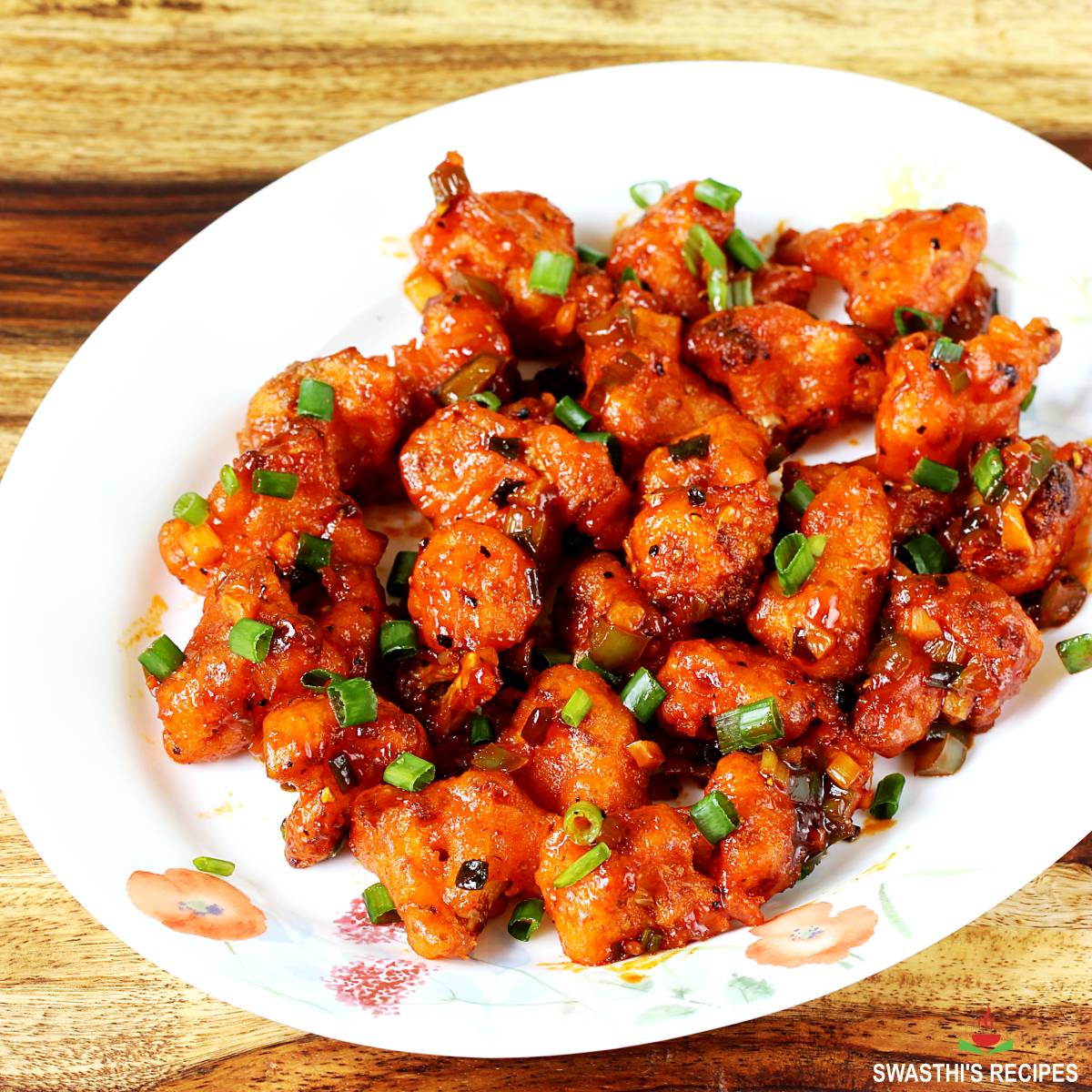 Gobi Manchurian — Indo-Chinese sauce.. Served at Café Malabar, authentic Kerala & Malabar restaurant at 142 Arab Street, Singapore.