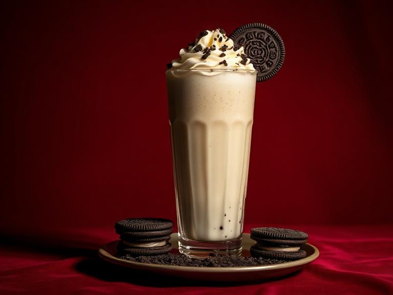 Oreo Shake. Served at Café Malabar, authentic Kerala & Malabar restaurant at 142 Arab Street, Singapore.