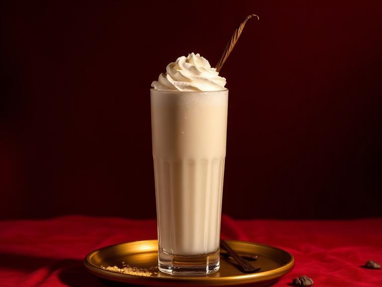 Vanilla Shake. Served at Café Malabar, authentic Kerala & Malabar restaurant at 142 Arab Street, Singapore.